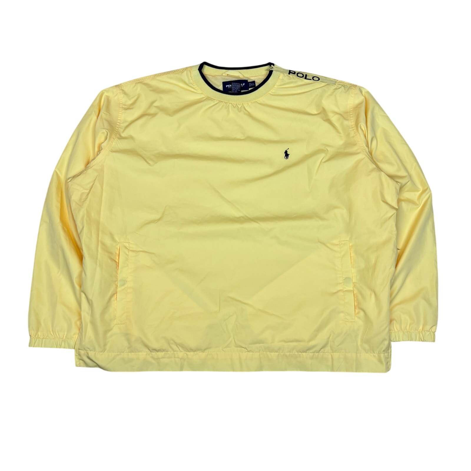 Vintage Polo Golf Ralph Lauren Pullover Windbreaker Mens Xl Preppy